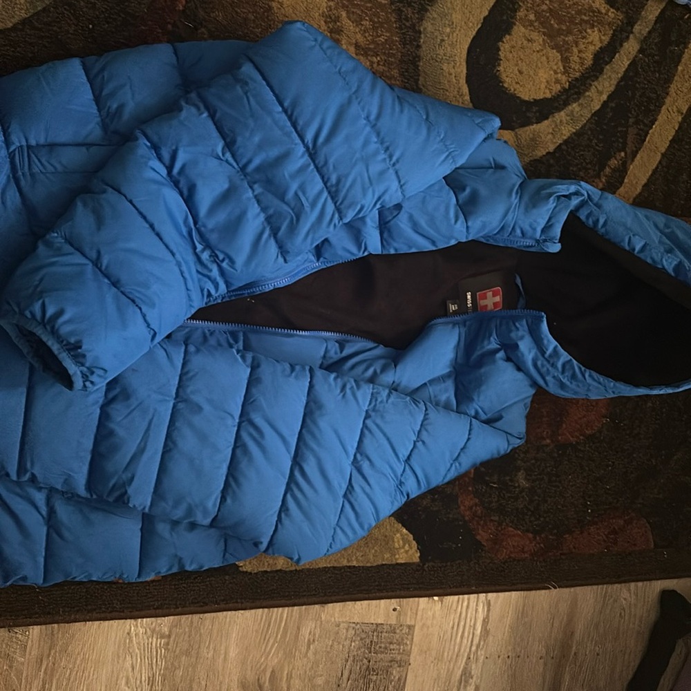 COPY - Swiss tech blue coat